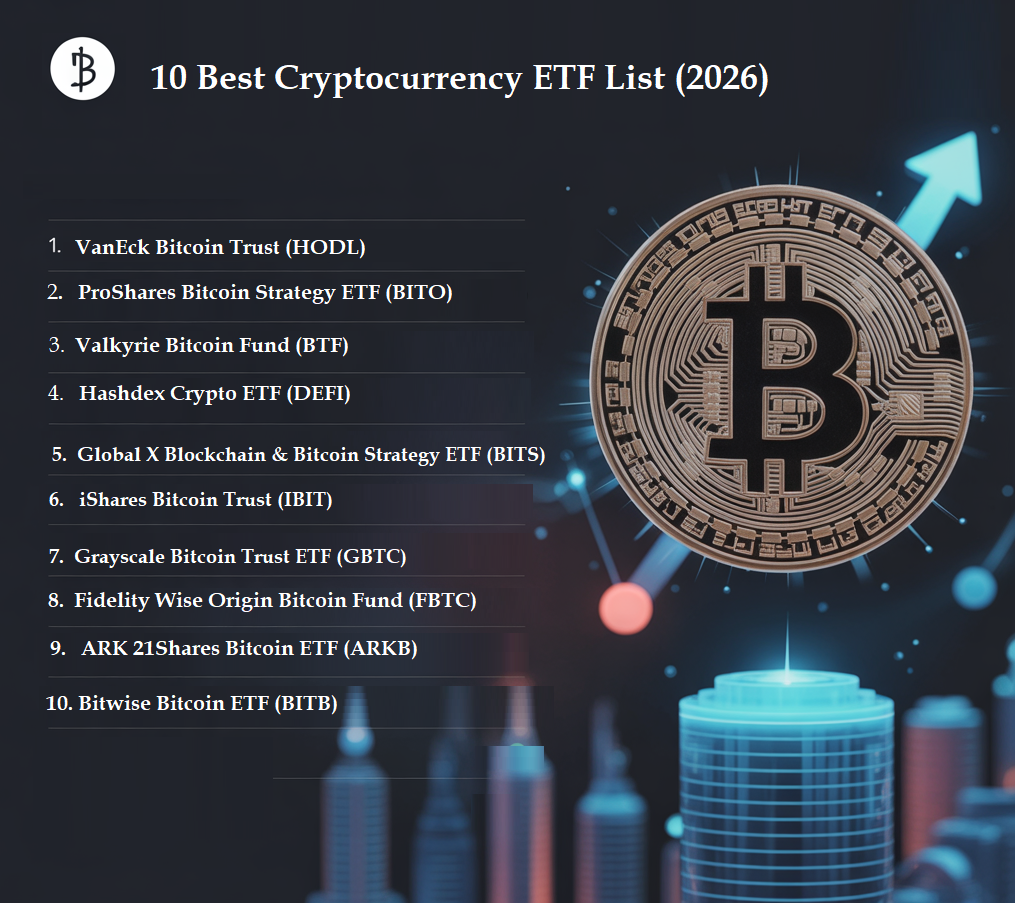 10 Best Cryptocurrency ETF List 